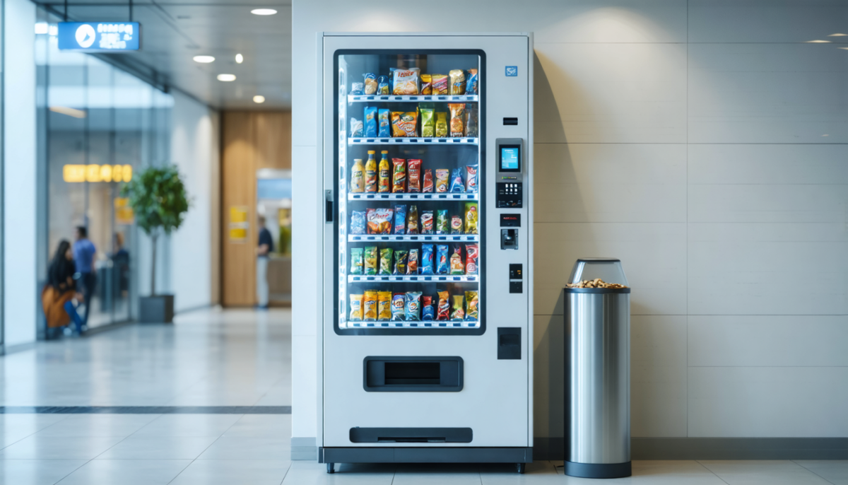 découvrez combien un distributeur automatique peut générer en revenu mensuel et les facteurs qui influencent ses gains.